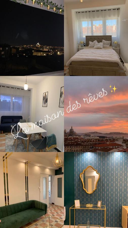 Sublime 2 Pieces Vue Incroyable Mer Et Tout Les Monuments De Marseille Exterior photo